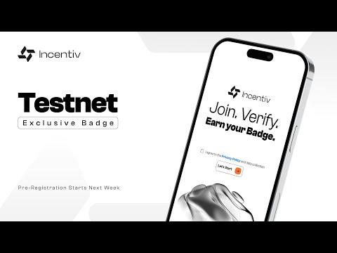 Register and claim your Early Badge|| Incentiv Testnet Coming soon || (part-1)