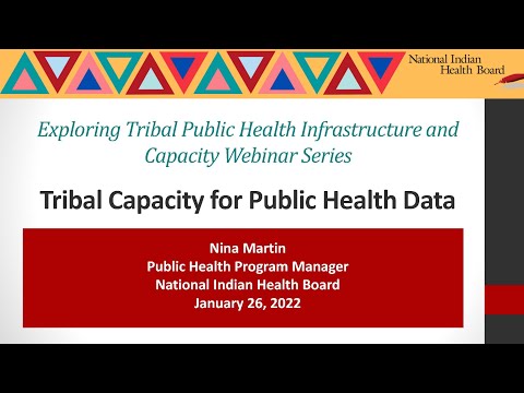 Exploring Tribal Public Health Infrastructure: Tribal Capacity for Public Health Data - 01/26/2022