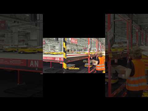 The secret to the success of global logistics companies. #logistics #automation #robot #europe