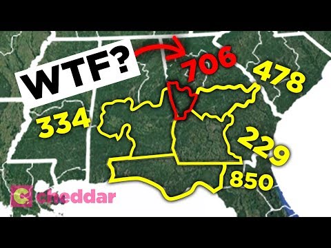 The Hidden Logic Behind Area Codes - Cheddar Explains