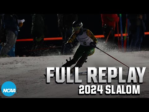 2024 NCAA skiing championship: Slalom full replay