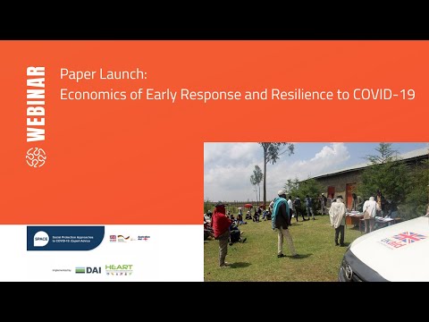 Paper Launch: Economics of Early Response and Resilience to COVID-19