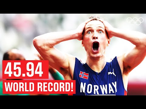 Warholm smashes WORLD RECORD! | Full Men&#039;s 400m Hurdles Final | Tokyo Replays