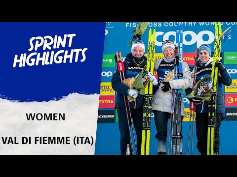 Nadine Faehndrich pips Svahn for Sprint win in stage 5 | FIS Cross Country World Cup 24-25