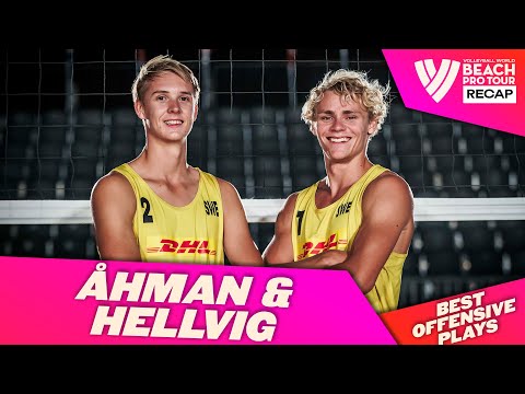 🇸🇪 Swedish Jump Setting at its Finest | Åhman &amp; Hellvig&#039;s Top Offensive Plays of 2022