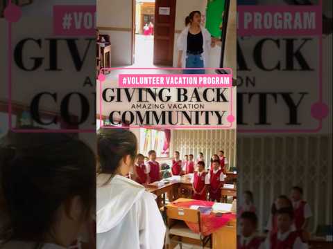 Teaching Class Giving Back to the Community: Simple Ways to Make a Difference! ❤️#volunteer