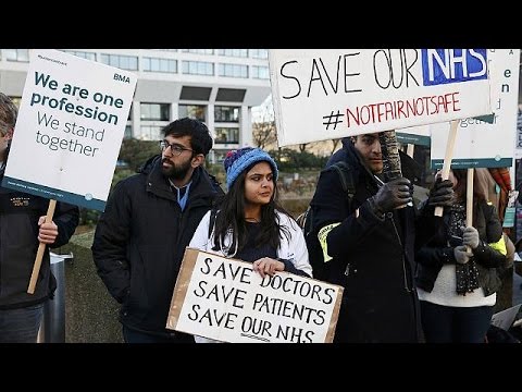 Junior doctors in England strike over government reforms