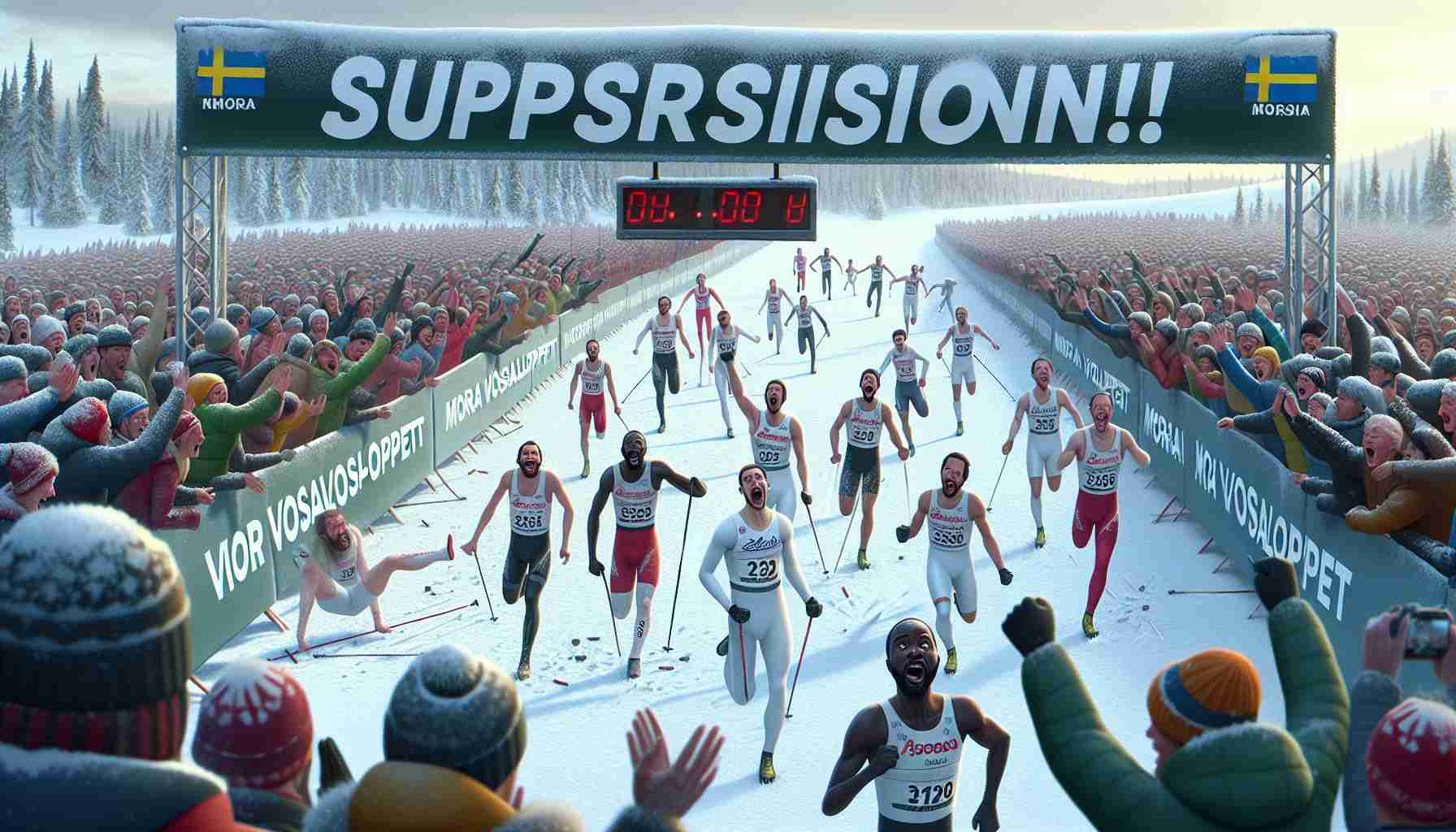 Unexpected Finishes at the Mora Vosaloppet