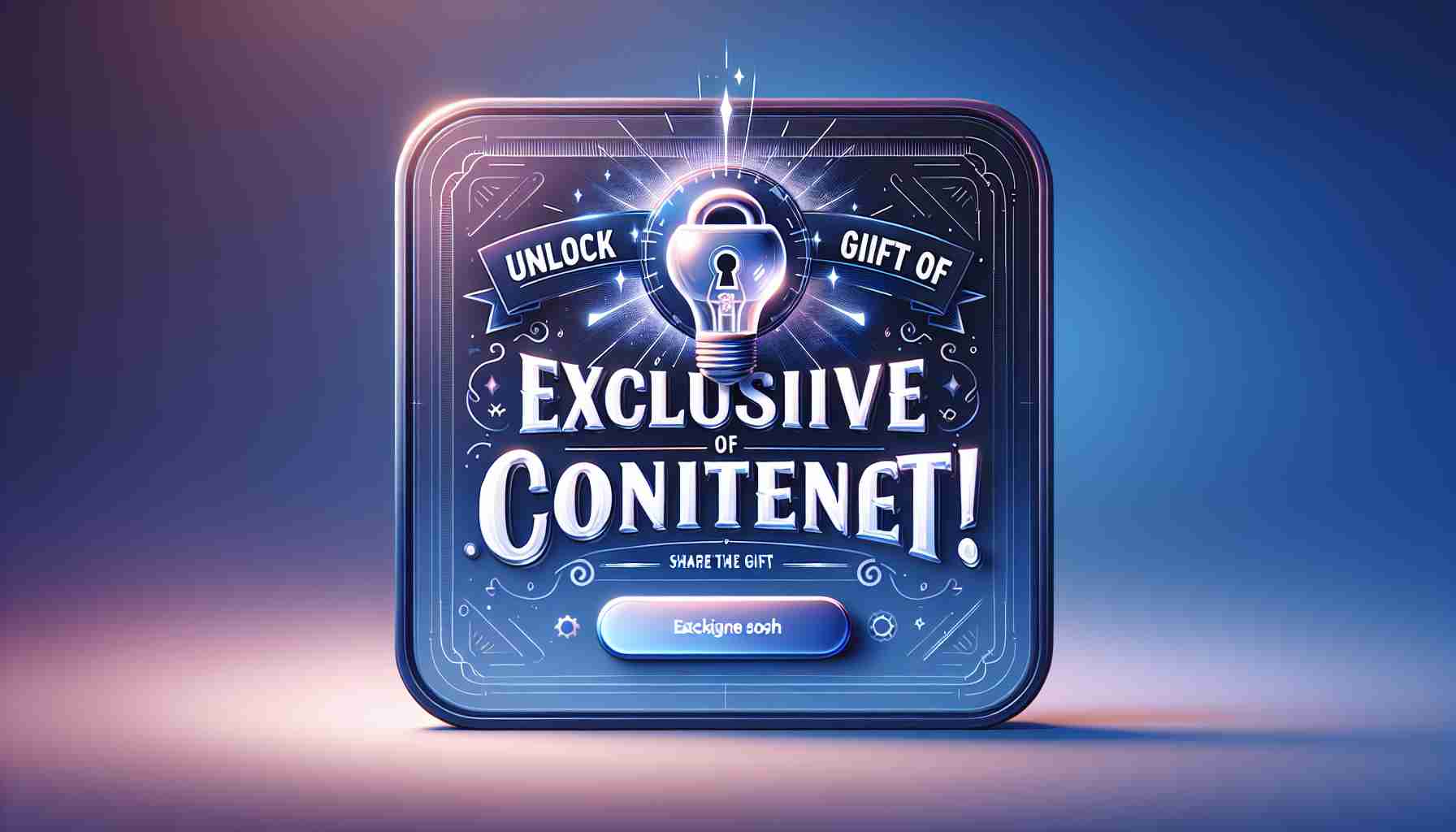 Unlock Exclusive Content! Share the Gift of Knowledge.