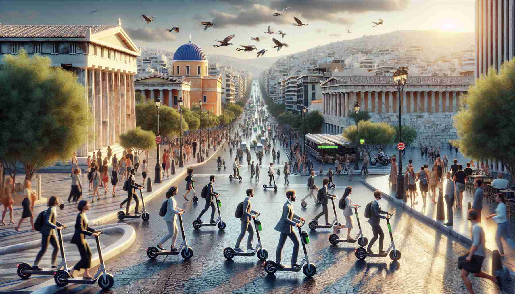 Revolutionizing Commutes in Athens: The E-Scooter Boom