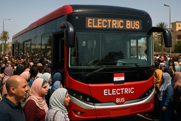 Egipski przełomowy serwis elektrycznych autobusów przyciąga tłumy: Co musisz wiedzieć 